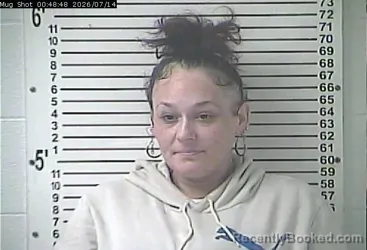 Mugshot of MELISSA NICOLE BEMENT booked in Hardin County, Kentucky on July 14, 2026