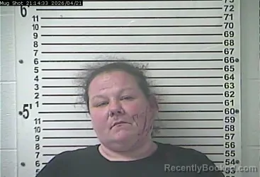 Mugshot of MARY ELIZABETH BLANTON booked in Hardin County, Kentucky on April 21, 2026