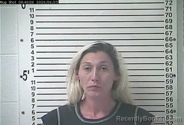 Mugshot of MEGAN LEA CHILDRESS booked in Hardin County, Kentucky on June 25, 2026