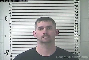 Mugshot of MICHAEL JUSTIN CARRICO booked in Hardin County, Kentucky on March 9, 2026