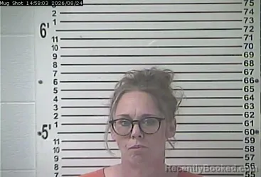 Mugshot of Melissa Ann Collard booked in Hardin County, Kentucky on August 24, 2026