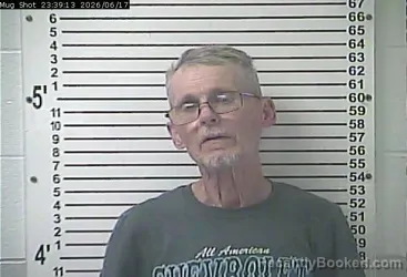 Mugshot of MARK WILLIAM COUCH booked in Hardin County, Kentucky on June 18, 2026