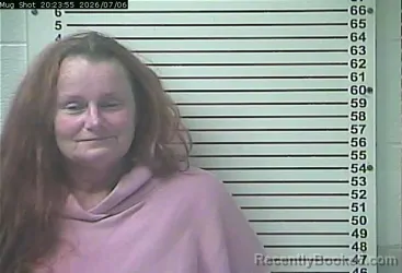 Mugshot of MARY LUCINDA EDMONDSON booked in Hardin County, Kentucky on July 6, 2026
