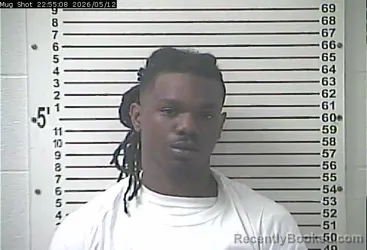 Mugshot of MARCUS ANTONIO FRANKLIN booked in Hardin County, Kentucky on May 12, 2026