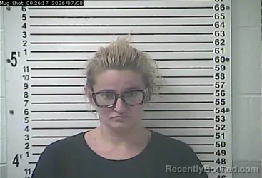 Mugshot of MELANIE JEAN GARVIN booked in Hardin County, Kentucky on July 8, 2026