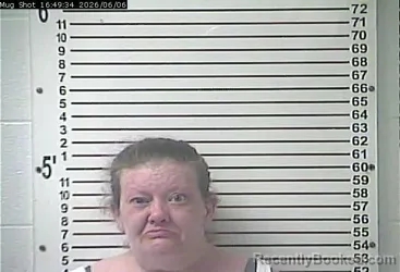 Mugshot of MARY ELIZABETH GREER booked in Hardin County, Kentucky on June 6, 2026