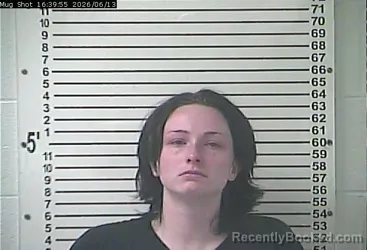 Mugshot of MACIE LYNN HAZELWOOD booked in Hardin County, Kentucky on June 13, 2026