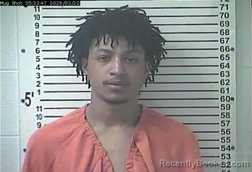 Mugshot of MIKING HASANI JOSE HARPER booked in Hardin County, Kentucky on March 22, 2026