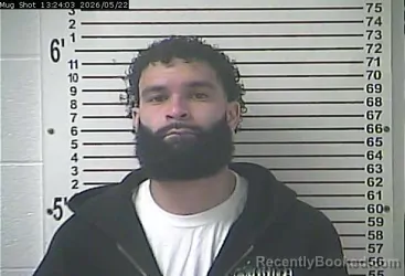 Mugshot of MARCUS ISAIAH HOUSTON booked in Hardin County, Kentucky on May 22, 2026