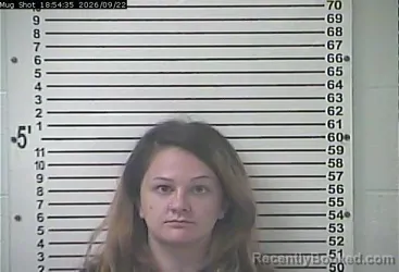 Mugshot of Mickayla Kay Harig booked in Hardin County, Kentucky on September 22, 2026