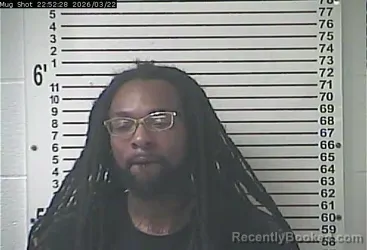 Mugshot of MAURICE ALEXANDER HODGE booked in Hardin County, Kentucky on March 22, 2026