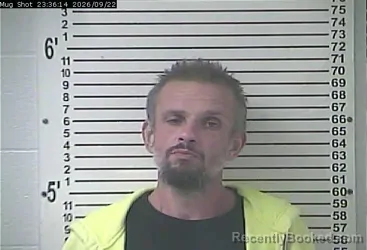 Mugshot of Matthew Hunter Hibbs booked in Hardin County, Kentucky on September 23, 2026