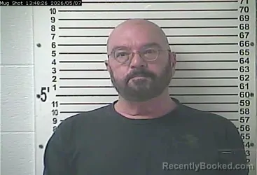 Mugshot of MARK BRADLEY HESS booked in Hardin County, Kentucky on May 7, 2026
