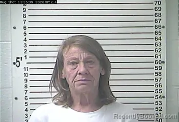 Mugshot of MELISSA GAIL MACEY booked in Hardin County, Kentucky on May 14, 2026