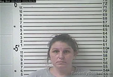 Mugshot of Michelle Lee Newton booked in Hardin County, Kentucky on August 31, 2026