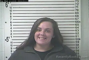 Mugshot of MOLLY MARIE PIERCE booked in Hardin County, Kentucky on March 13, 2026