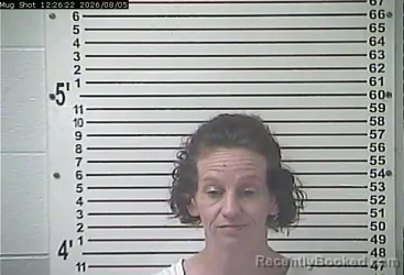 Mugshot of MARY MICHELLE THOMPSON booked in Hardin County, Kentucky on August 5, 2026
