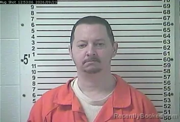 Mugshot of Michael Scott Thompson booked in Hardin County, Kentucky on September 23, 2026