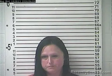 Mugshot of MEGHAN RAE YATES booked in Hardin County, Kentucky on June 29, 2026