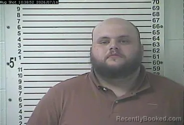 Mugshot of NICHOLAS BRYAN HOLMES booked in Hardin County, Kentucky on July 16, 2026