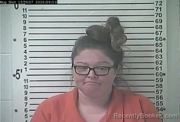 Mugshot of Natasha Cheyenne Hollin booked in Hardin County, Kentucky on September 10, 2026