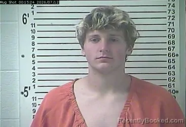 Mugshot of NOLAN ALEXENDER PARSON booked in Hardin County, Kentucky on July 12, 2026
