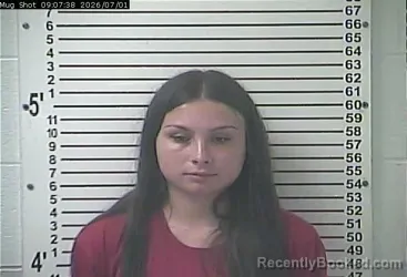 Mugshot of OLIVIA MORGAN DUNLOP booked in Hardin County, Kentucky on July 1, 2026