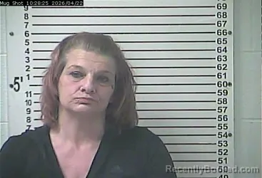 Mugshot of RHONDA LUCILLE ALVEY booked in Hardin County, Kentucky on April 22, 2026