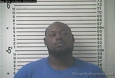 Mugshot of ROWDY DIAMOND JERRELL CARUTHERS booked in Hardin County, Kentucky on July 1, 2026