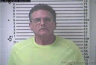 Mugshot of Ronald Alan Crutcher booked in Hardin County, Kentucky on September 15, 2026