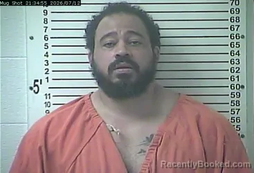 Mugshot of RONIS ROEL DE LA CRUZ MINAYA booked in Hardin County, Kentucky on July 12, 2026