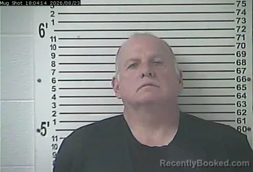 Mugshot of Ronald Vincent Martin booked in Hardin County, Kentucky on August 23, 2026