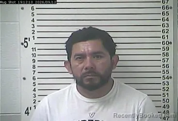 Mugshot of Rivas Cano Noel booked in Hardin County, Kentucky on September 12, 2026