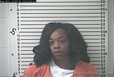 Mugshot of SABRINA ANGLIC EDWARDS booked in Hardin County, Kentucky on June 18, 2026
