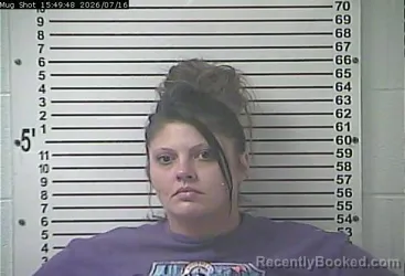 Mugshot of STEVANIE ANGHELICIA FLORES booked in Hardin County, Kentucky on July 16, 2026