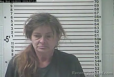 Mugshot of SUSAN DANIELLE FAY booked in Hardin County, Kentucky on July 16, 2026