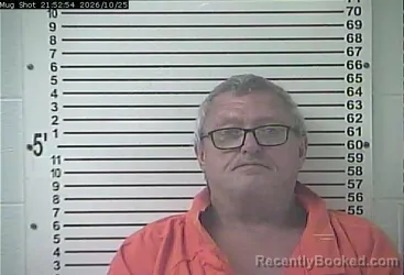 Mugshot of Scott Allan Howton booked in Hardin County, Kentucky on October 25, 2026