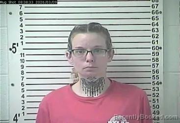 Mugshot of SHELBY PAIGE REECE booked in Hardin County, Kentucky on March 9, 2026