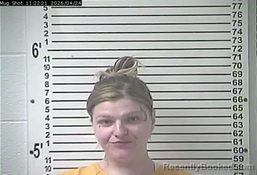 Mugshot of SAVANNAH MORGAN THOMPSON booked in Hardin County, Kentucky on April 24, 2026