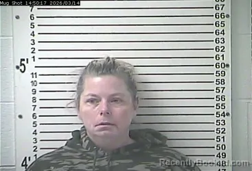Mugshot of SHANNON MARIE YONTS booked in Hardin County, Kentucky on March 14, 2026