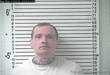 Mugshot of THOMAS GAGE ALEXANDER booked in Hardin County, Kentucky on March 9, 2026