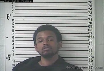 Mugshot of TRAVAY DAMANI BEST booked in Hardin County, Kentucky on July 1, 2026