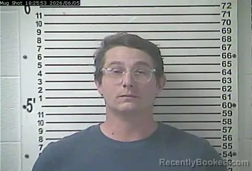Mugshot of TOBY RYAN BLEVINS booked in Hardin County, Kentucky on June 5, 2026