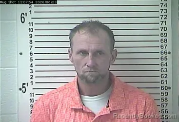 Mugshot of TROY WAYNE COX booked in Hardin County, Kentucky on June 23, 2026