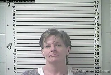 Mugshot of TINA LOUISE HARMON booked in Hardin County, Kentucky on July 6, 2026