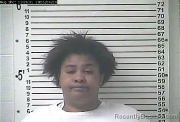 Mugshot of TABBATHA JAQUICE WILLIAMS booked in Hardin County, Kentucky on April 29, 2026
