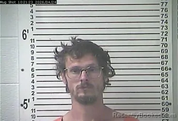 Mugshot of WILLIAM ANDREW DENTON booked in Hardin County, Kentucky on April 24, 2026