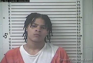 Mugshot of Yance Marcellus Georgia booked in Hardin County, Kentucky on August 25, 2026