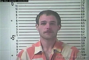 Mugshot of ZACHARY EDWARD COONS booked in Hardin County, Kentucky on August 3, 2026