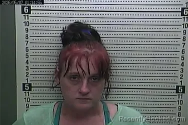 Mugshot of ANGELA LOUISE COLLINS booked in Harlan County, Kentucky on May 7, 2026